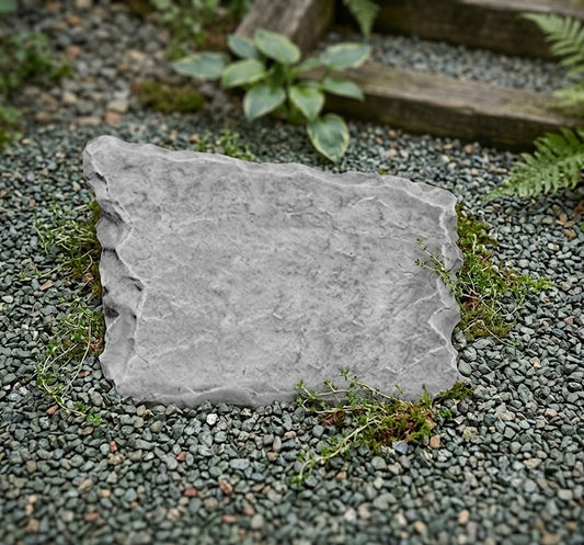 Angled Gray & Pecan Stepping Stone Rock