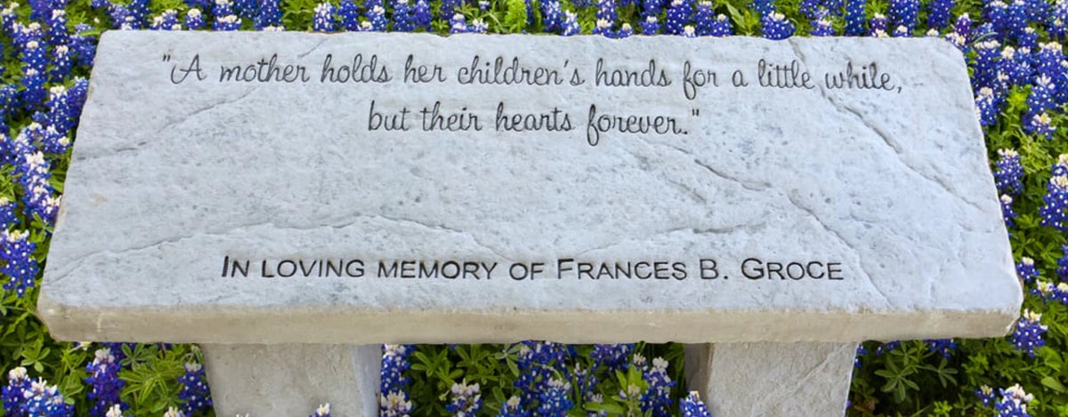 Custom Memorial Bench