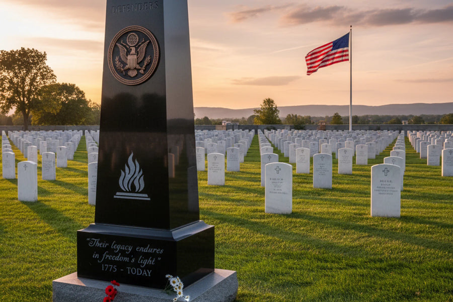 Find Distinguished Military Memorial Stones in Prospect Hill, NC