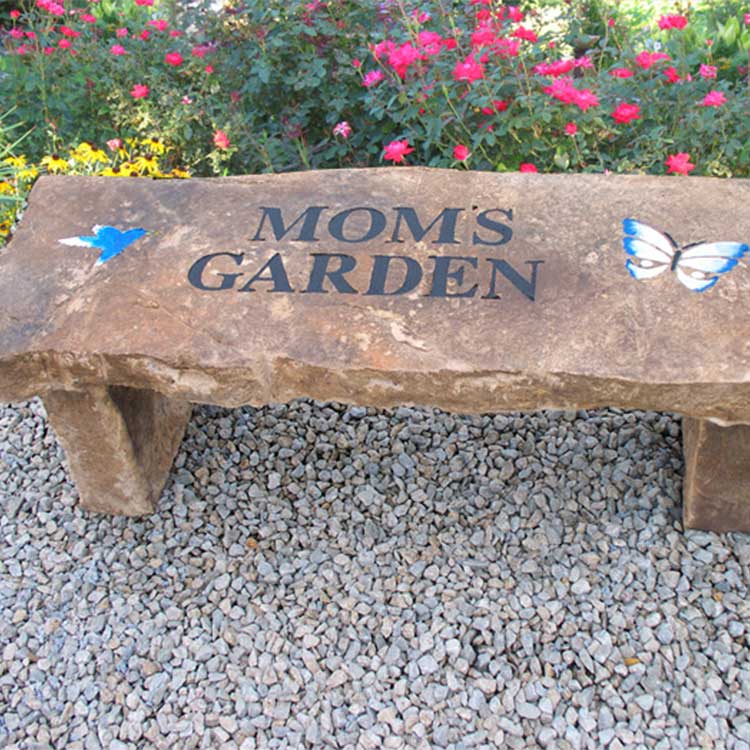 Mom's Garden memorial Bench