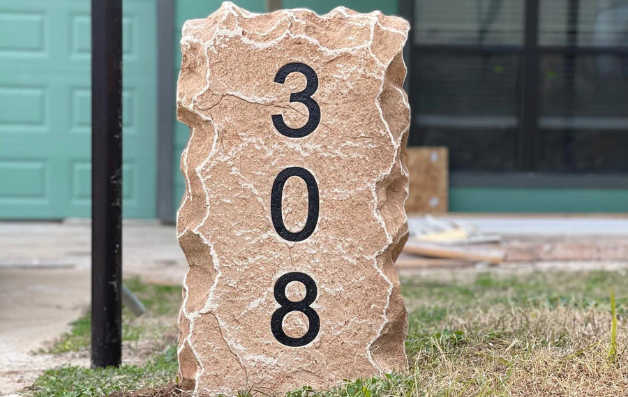 Boost Your Curb With an Unique Stone Address Marker in Prospect Hill, NC, and Central North Carolina