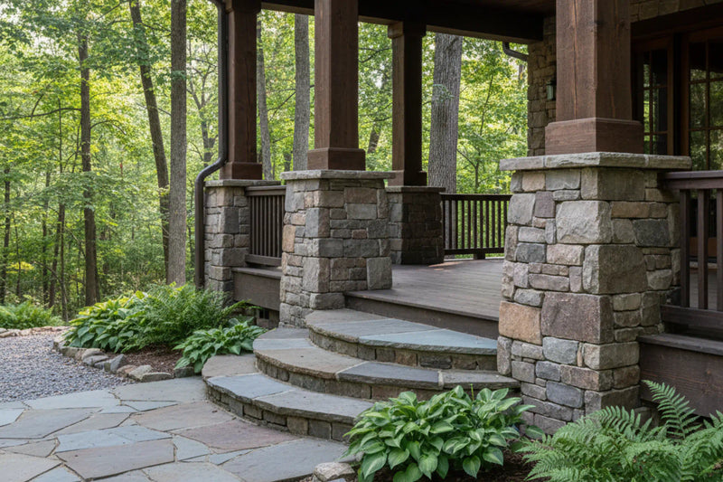 Boulder Base with Vertical Column